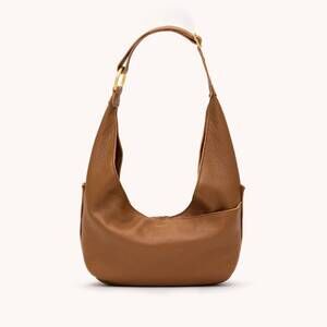 NEW HAMMITT tom zip medium hobo bag in mahogany